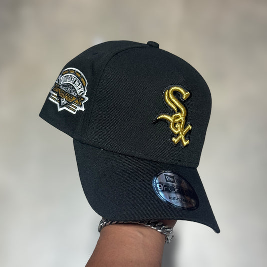 9FORTY A FRAME WHITE SOX BLACK GOLD LOGO 1991