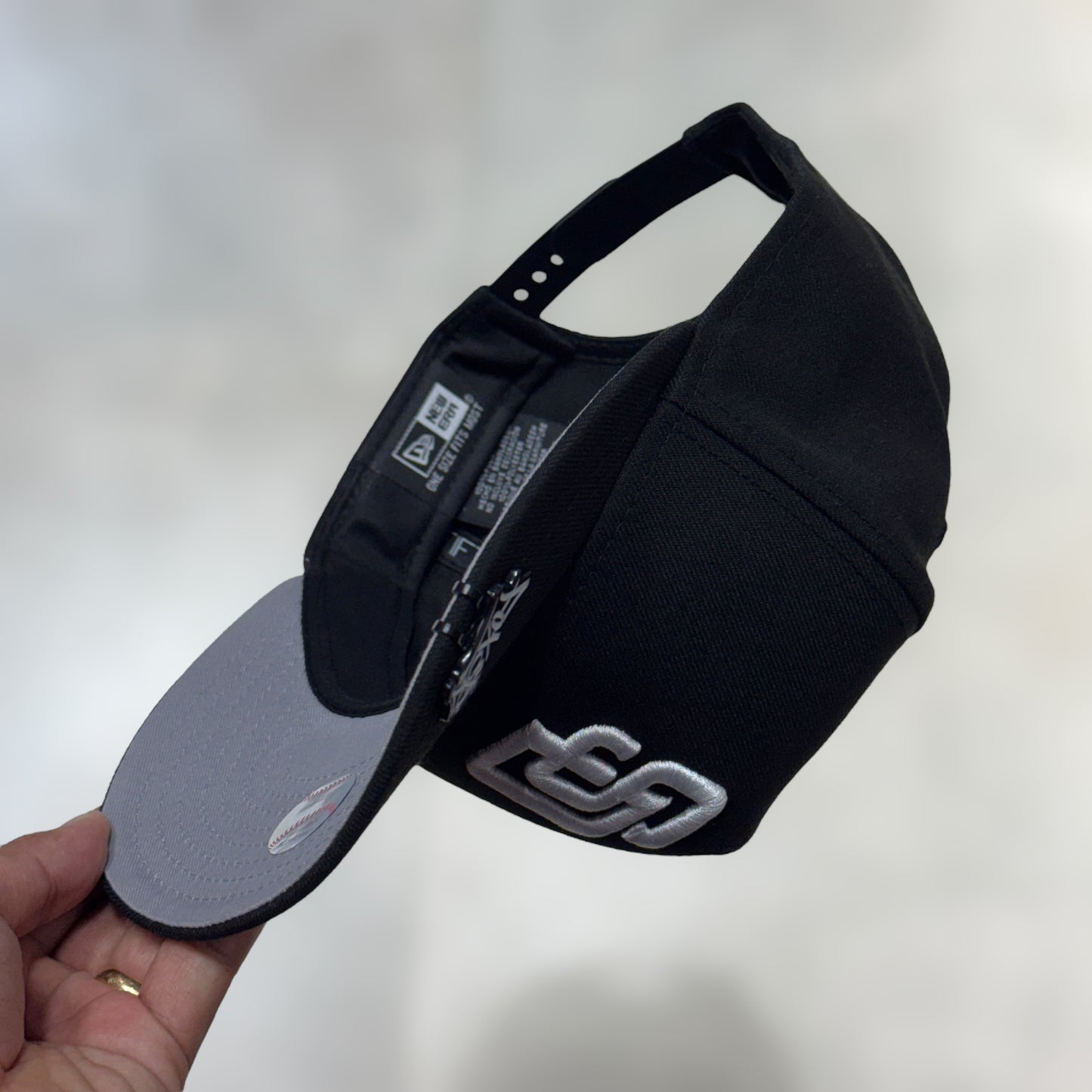 9FIFTY AF SAN DIEGO BLACK WHITE LOGO