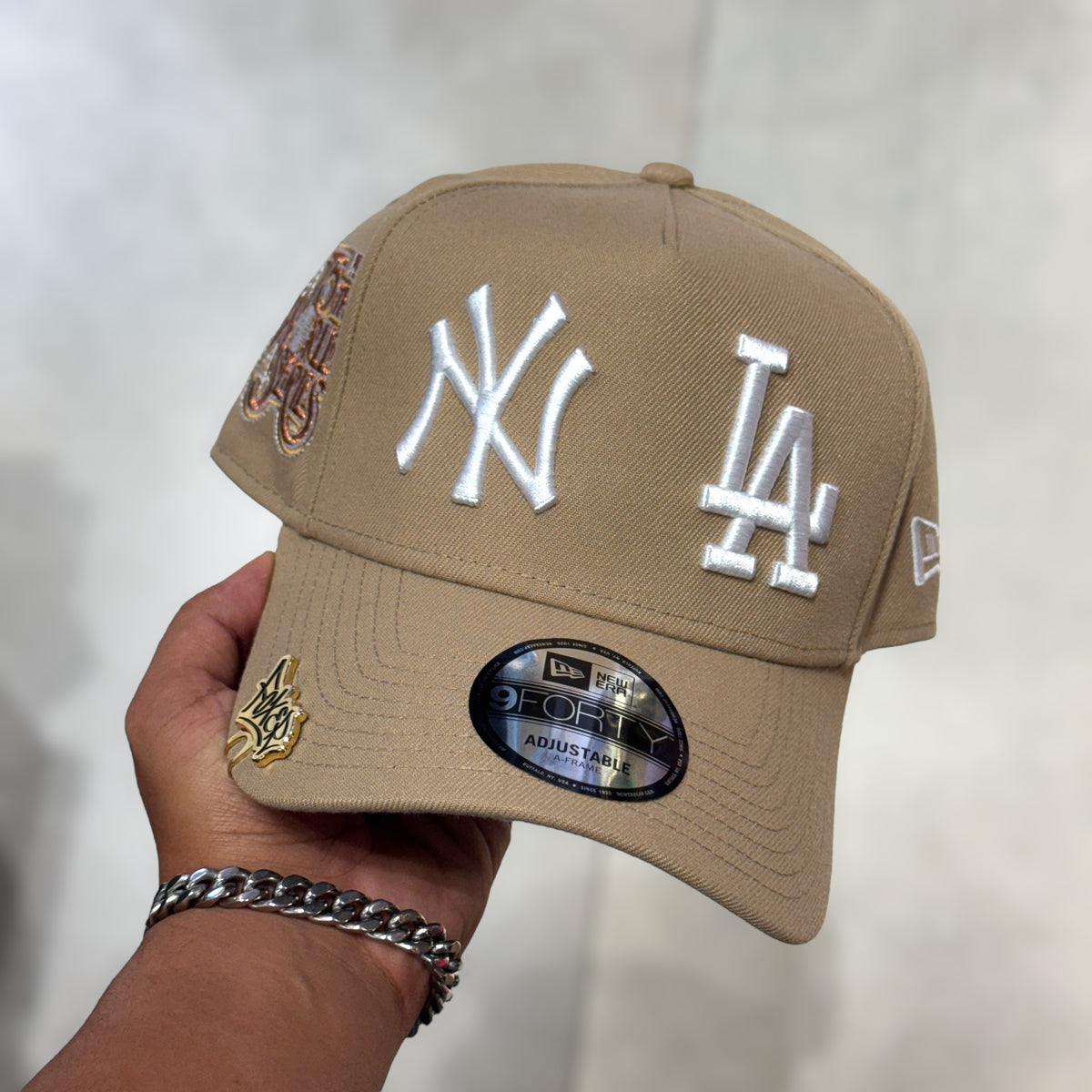 9FORTY A-FRAME NY LA DUAL LOGO BEIGE 75TH – Foxer