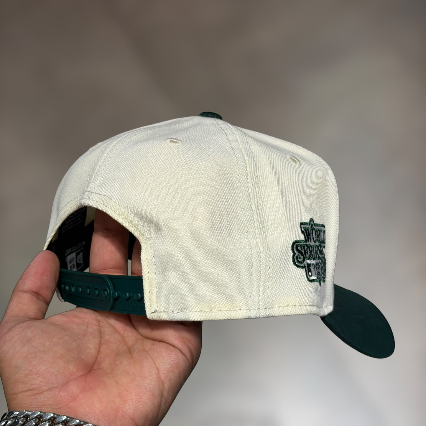 9FORTY A FRAME DETROIT TIGER BEIGE VISOR DARK GREEN