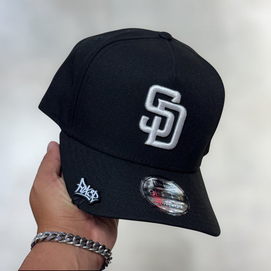 9FIFTY AF SAN DIEGO BLACK WHITE LOGO