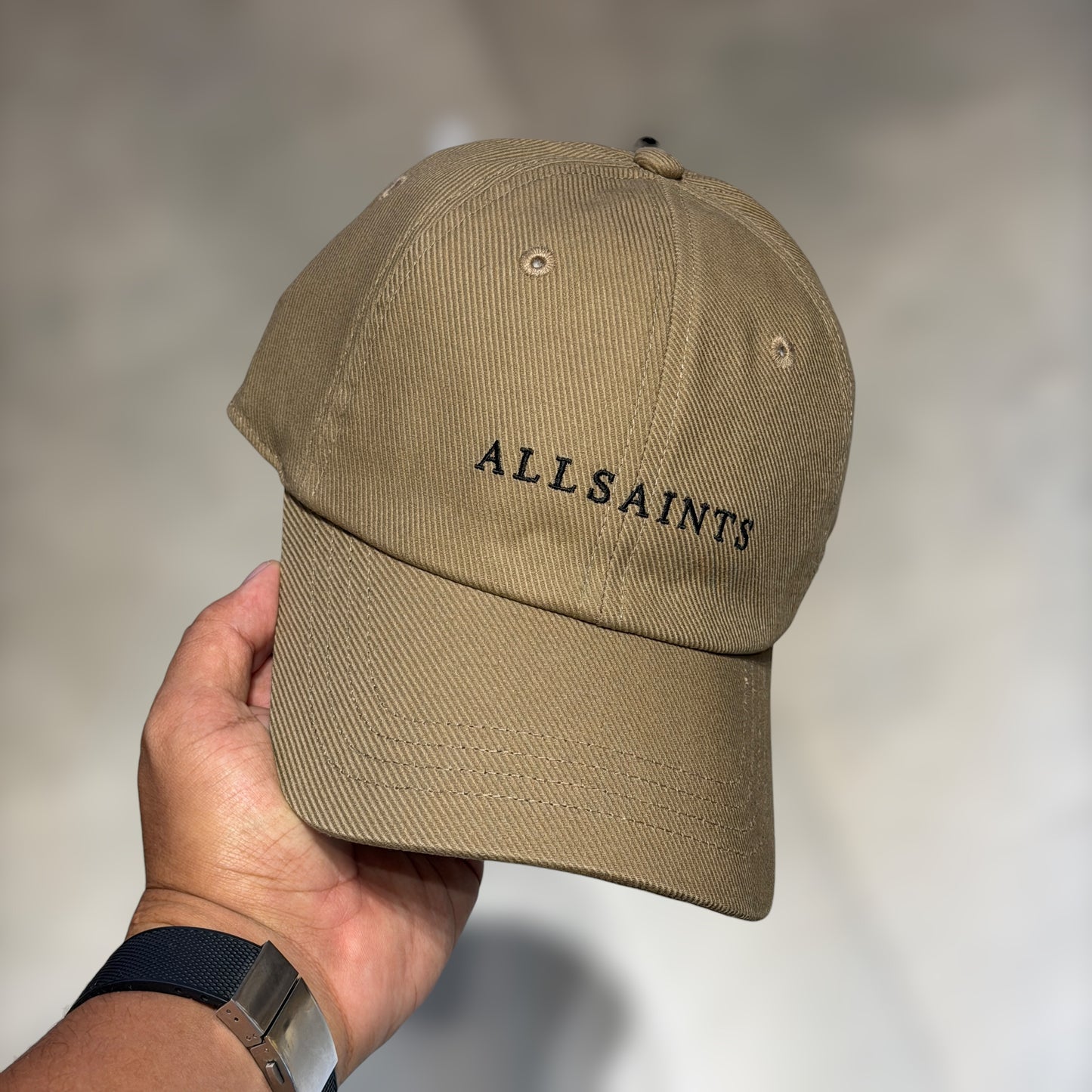 ALL SAINTS logo khaki