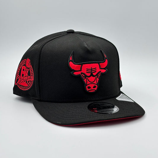 9FIFTY CHICAGO BULLS BLACK RED LOGO