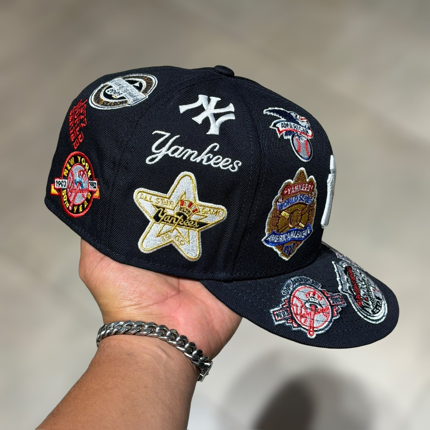 59FIFTY NY YANKEES NAVY MULTIPARCHES