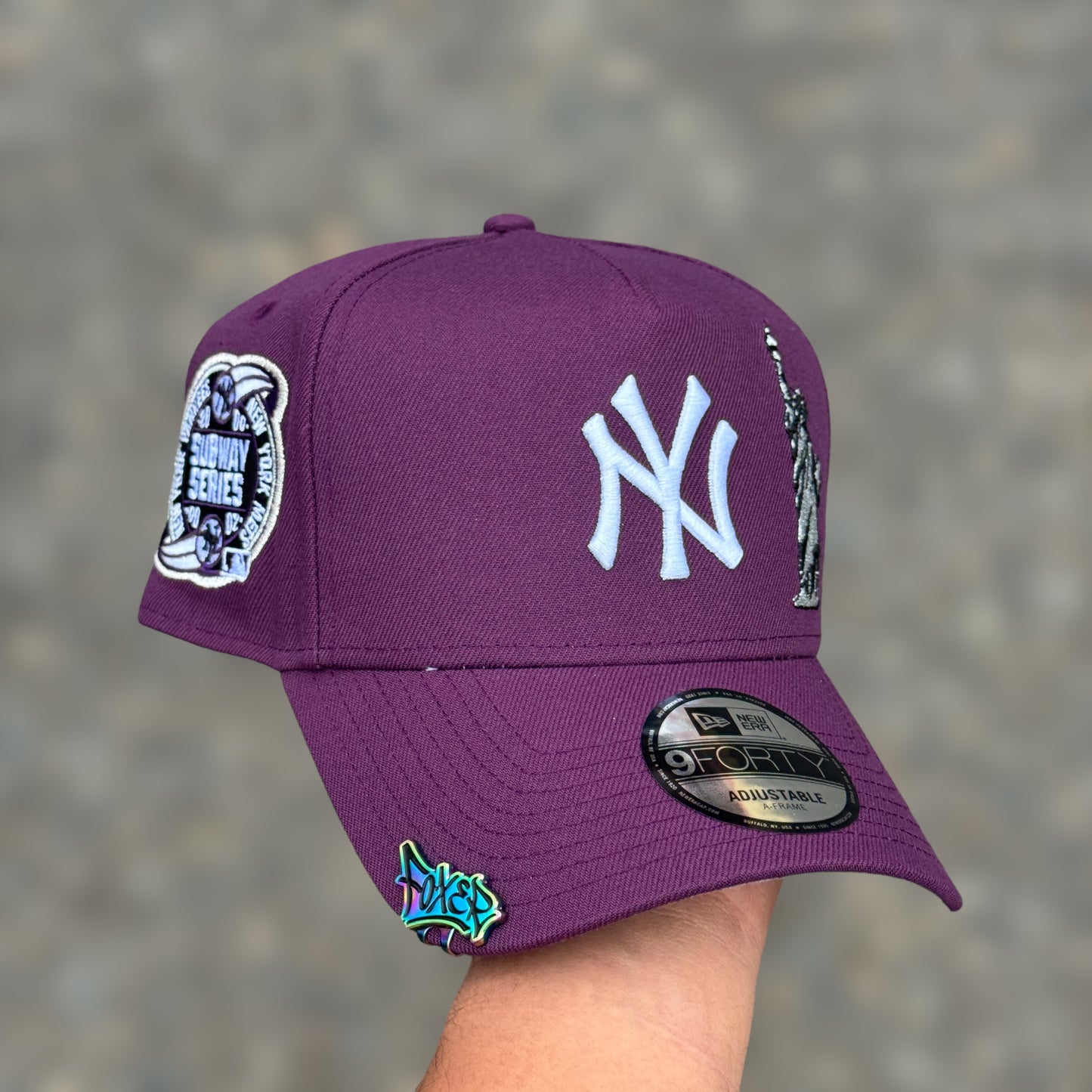 9FORTY NY YANKEES STATUE PURPLE