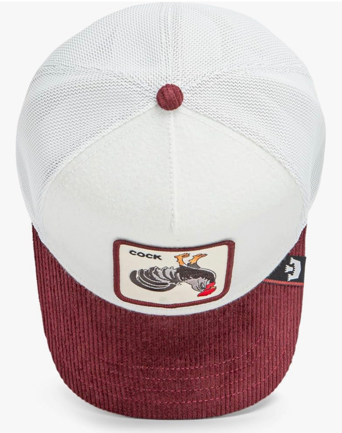 GOORIN BROS COCK UPSIDE WHITE
