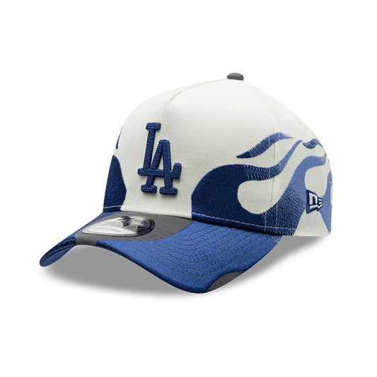 9FORTY A FRAME LA DODGERS BEIGE/ROYAL FLAMES