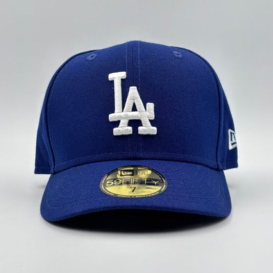 59FIFTY LA DODGERS ROYAL CLASICA WHITE LOGO