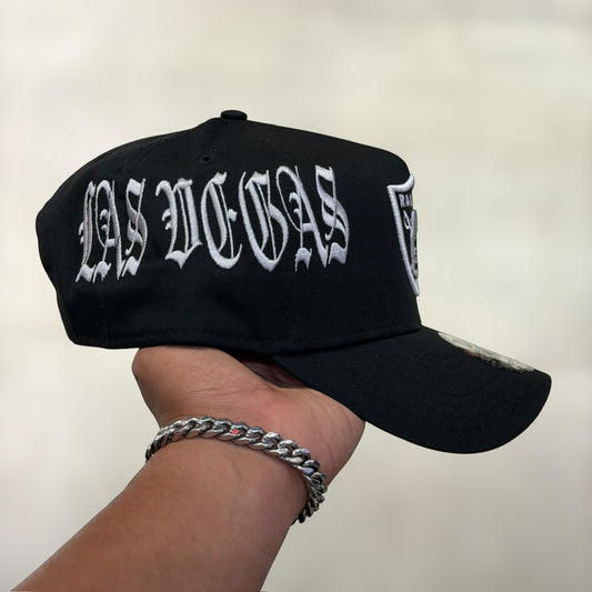 9FORTY A FRAME LOS RAIDERS BLACK GOTHIC SCRIPT