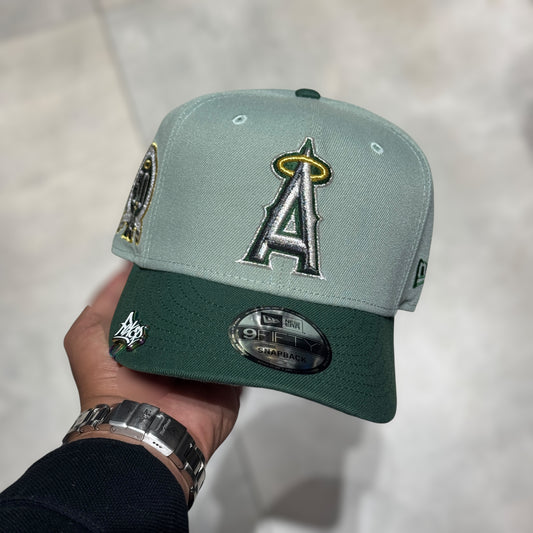 9FIFTY LOS ANGELES ANGELS GREEN VISERA DARK GREEN 50TH