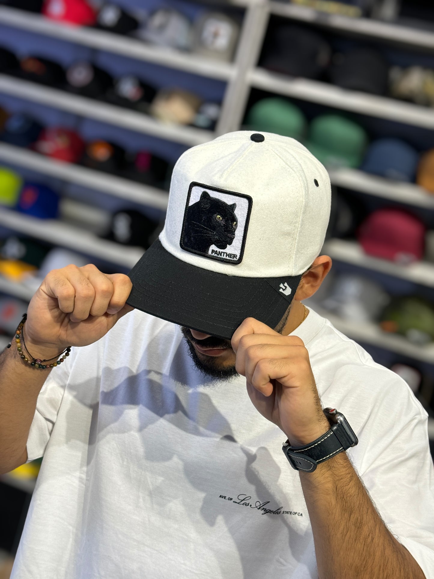 GOORIN BROS PANTHER WHITE/BLACK PLANA