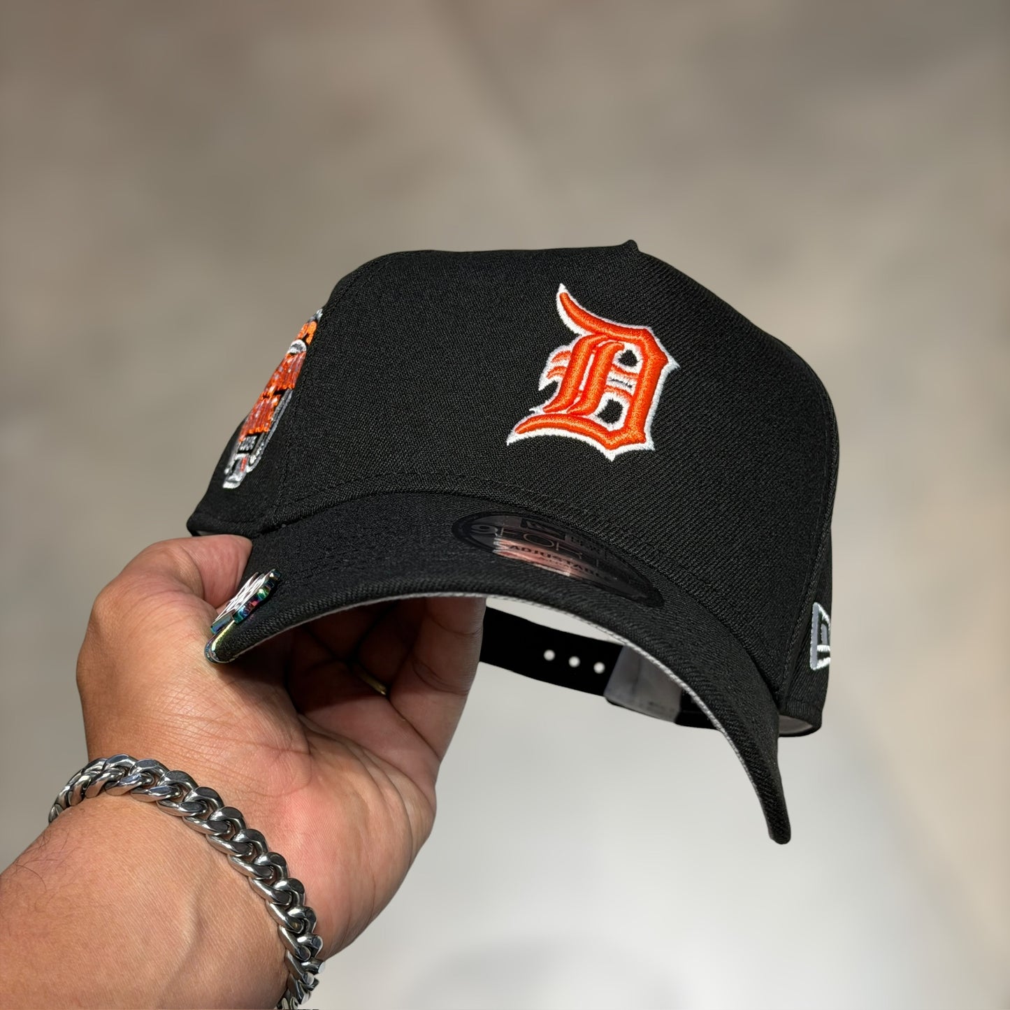 9FORTY A FRAME DETROIT TIGER BLACK ORANGE LOGO