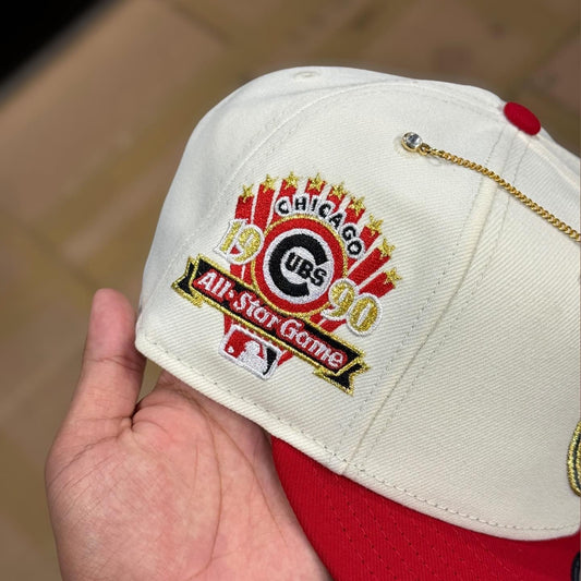 9FIFTY CHICAGO CUBS BEIGE/RED
