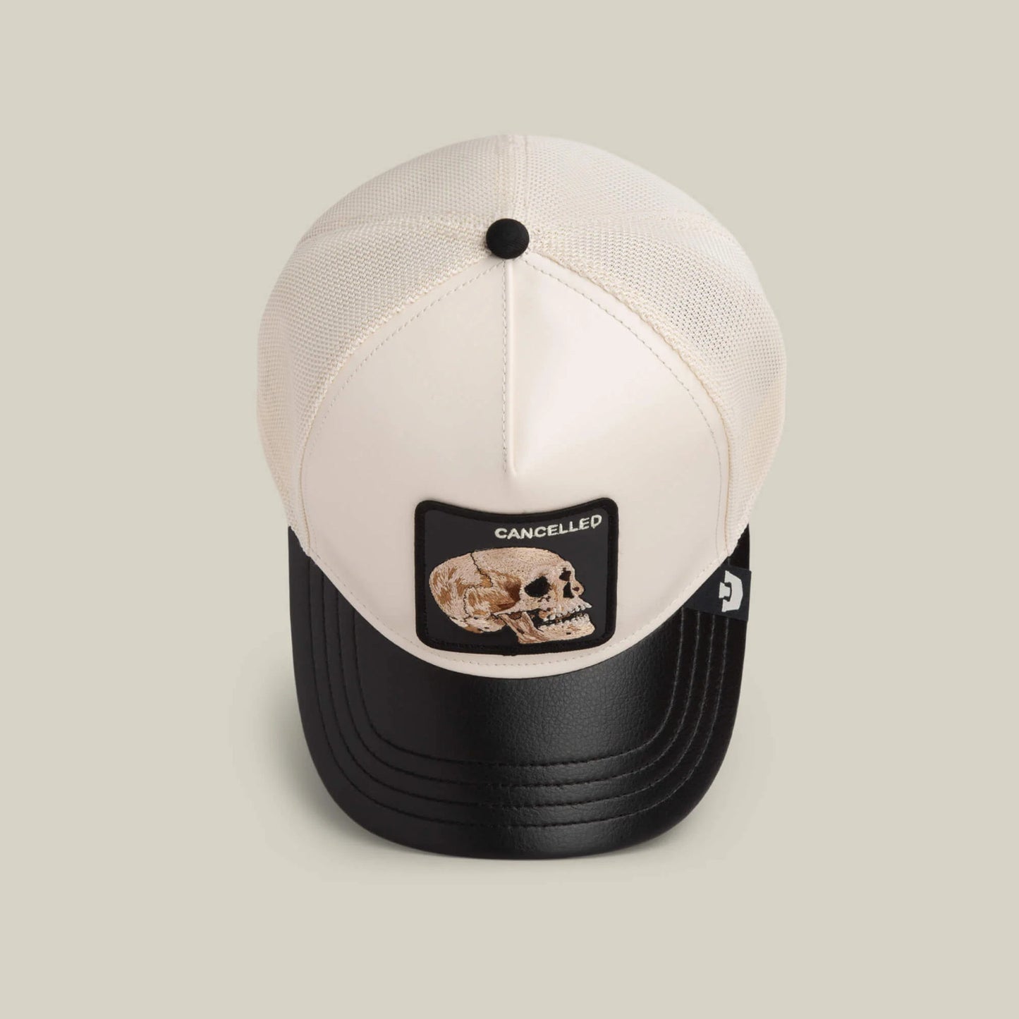 GOORIN BROS CANCELLED BEIGE BLACK CUERO