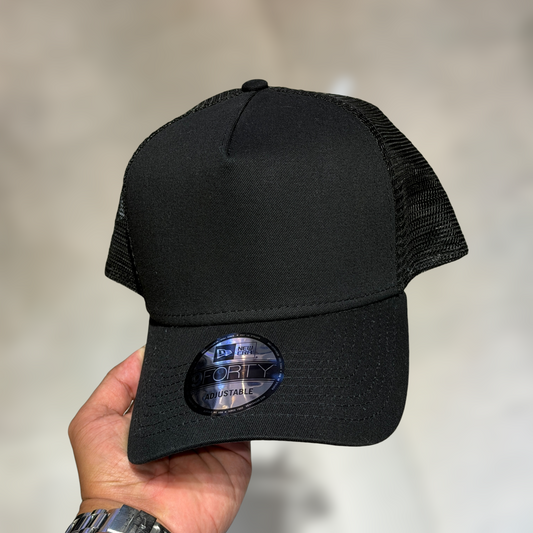 New Era 9FORTY negra llana para bordados