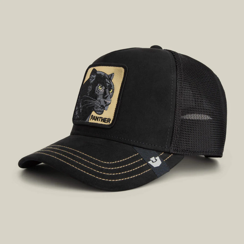 GOORIN BROS PANTHER BLACK GOLD GAMUZADA