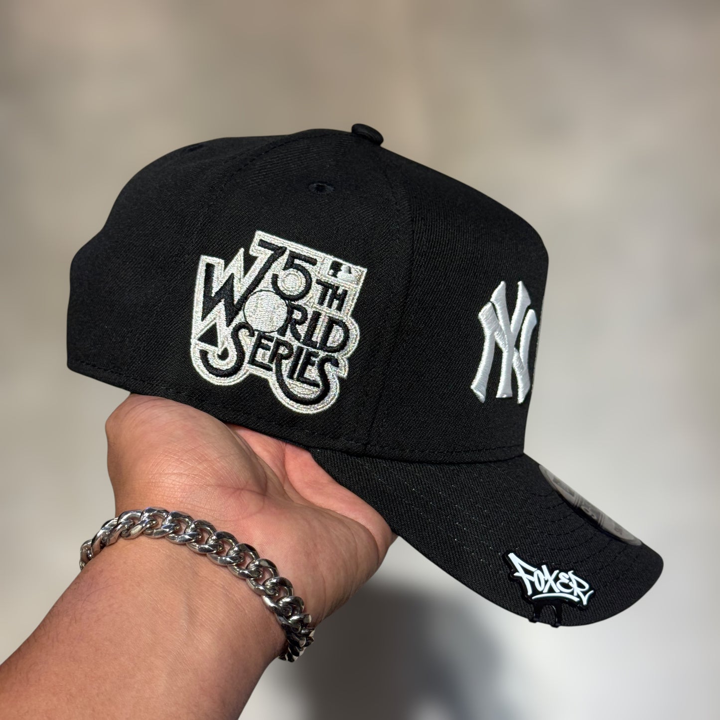 9FIFTY DUAL LOGO YANKEES& DODGERS BLACK WHITE