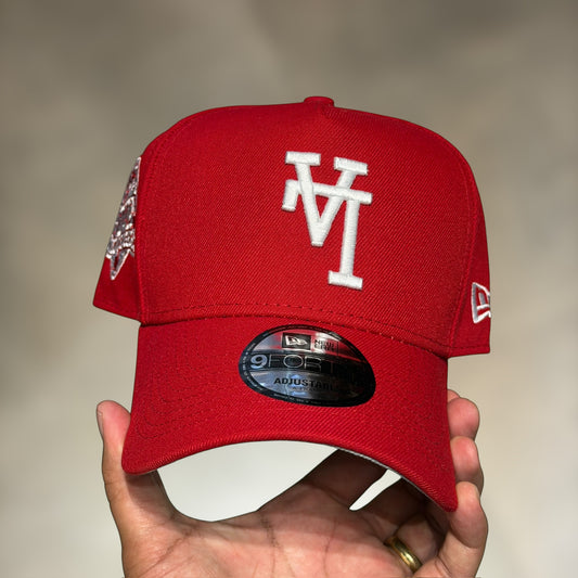 9FORTY A FRAME LA DODGERS RED UPSIDE LOGO