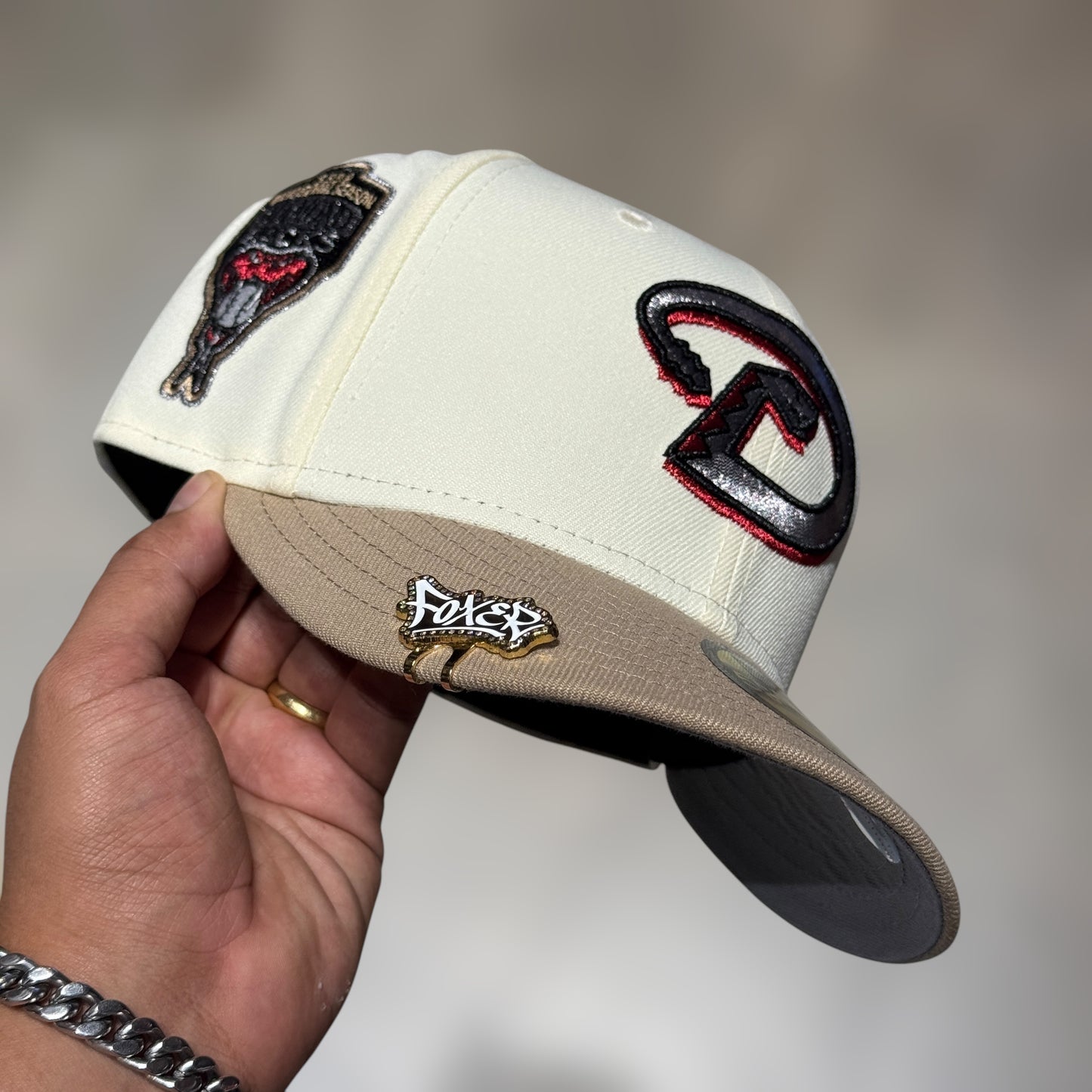 59FIFTY ARIZONA DIAMONDBACK BEIGE VISERA CAQUI 1998