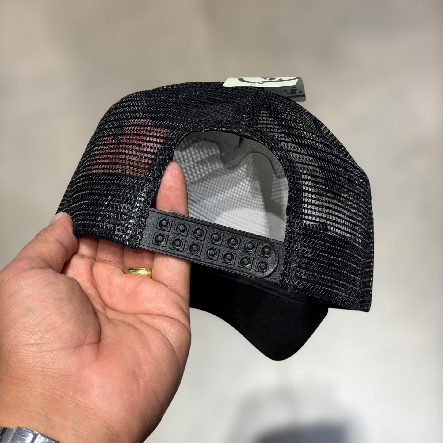 GORRA NEGRA llana para bordados