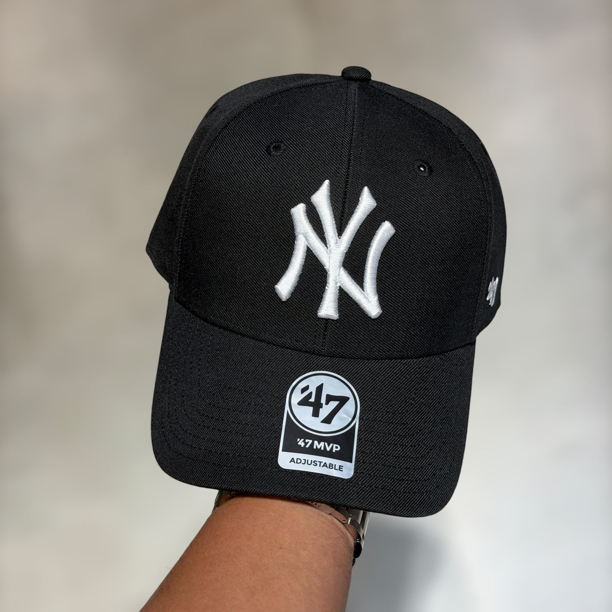 47 brand MVP NY YANKEES BLACK WHITE LOGO