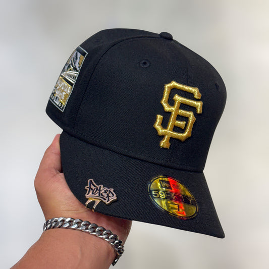 59FIFTY SAN FRANCISCO GIANTS BLACK GOLD LOGO 2007