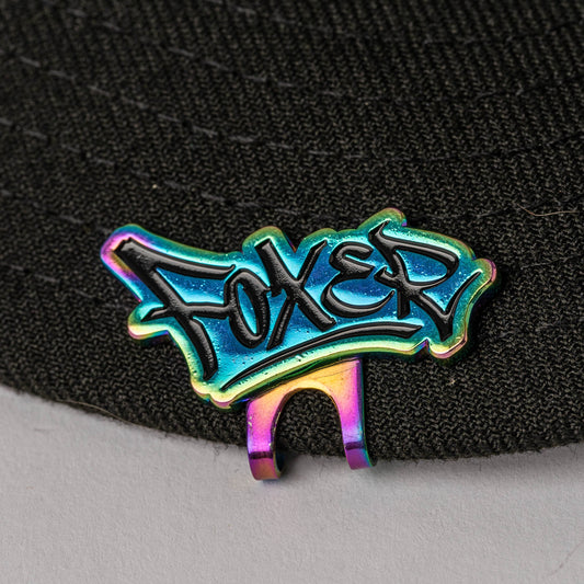 PIN CLIP GRAFITI FOXER TORNASOL LETRAS NEGRAS