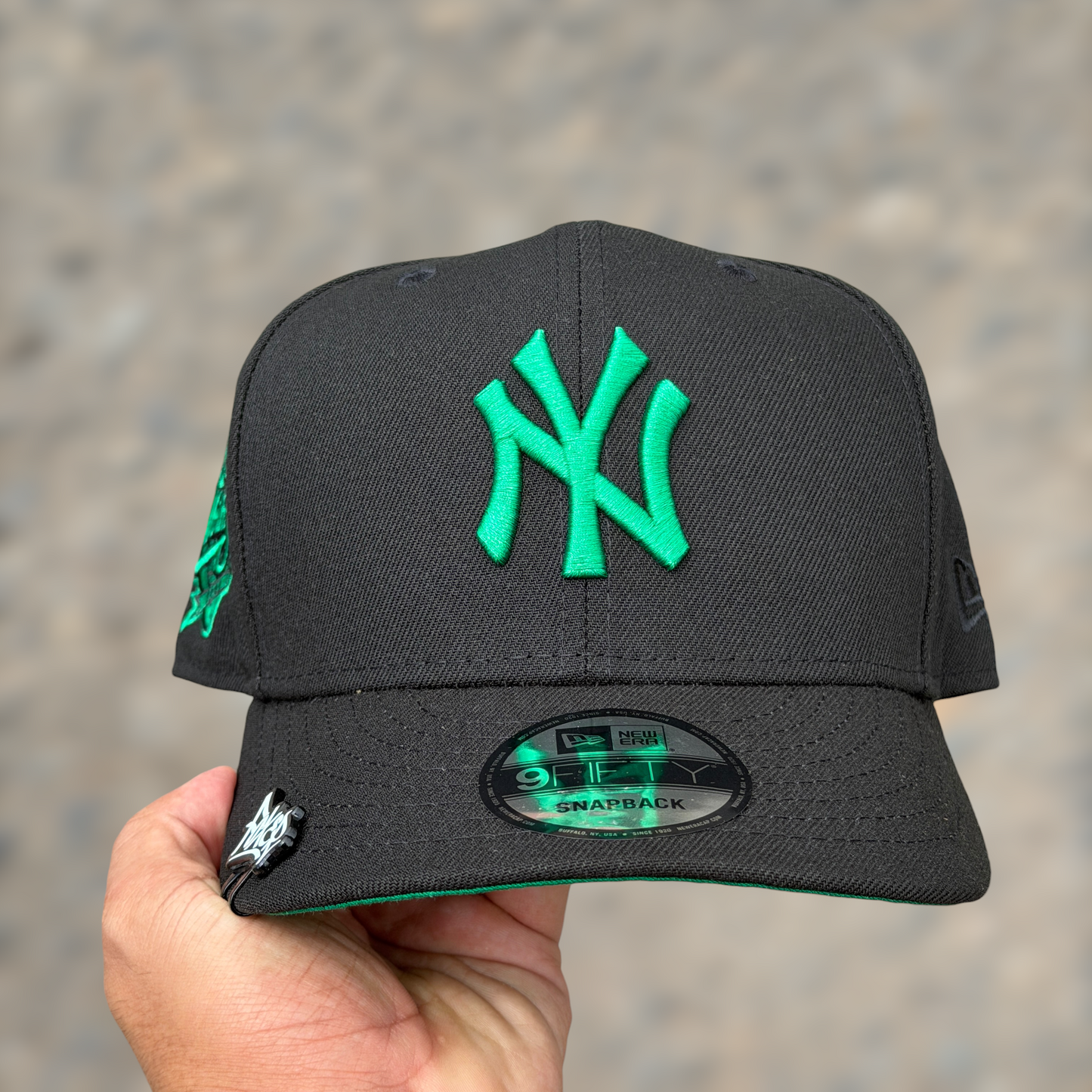 9FIFTY NY YANKEES BLACK GREEN LOGO