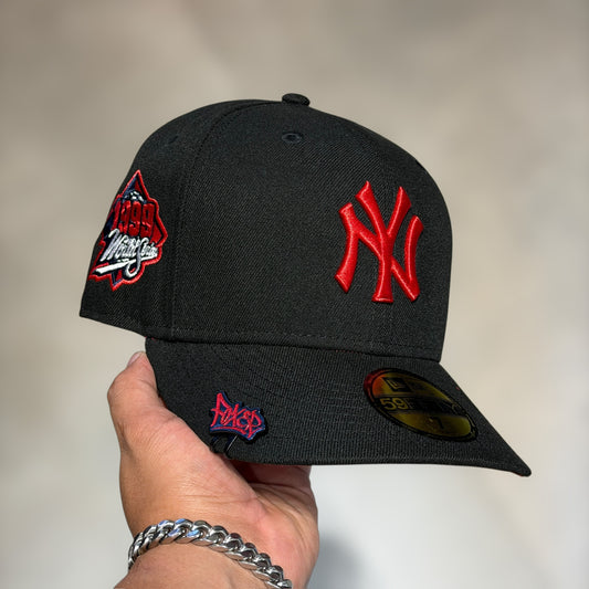 59FIFTY NY YANKEES BLACK/RED WS 1999