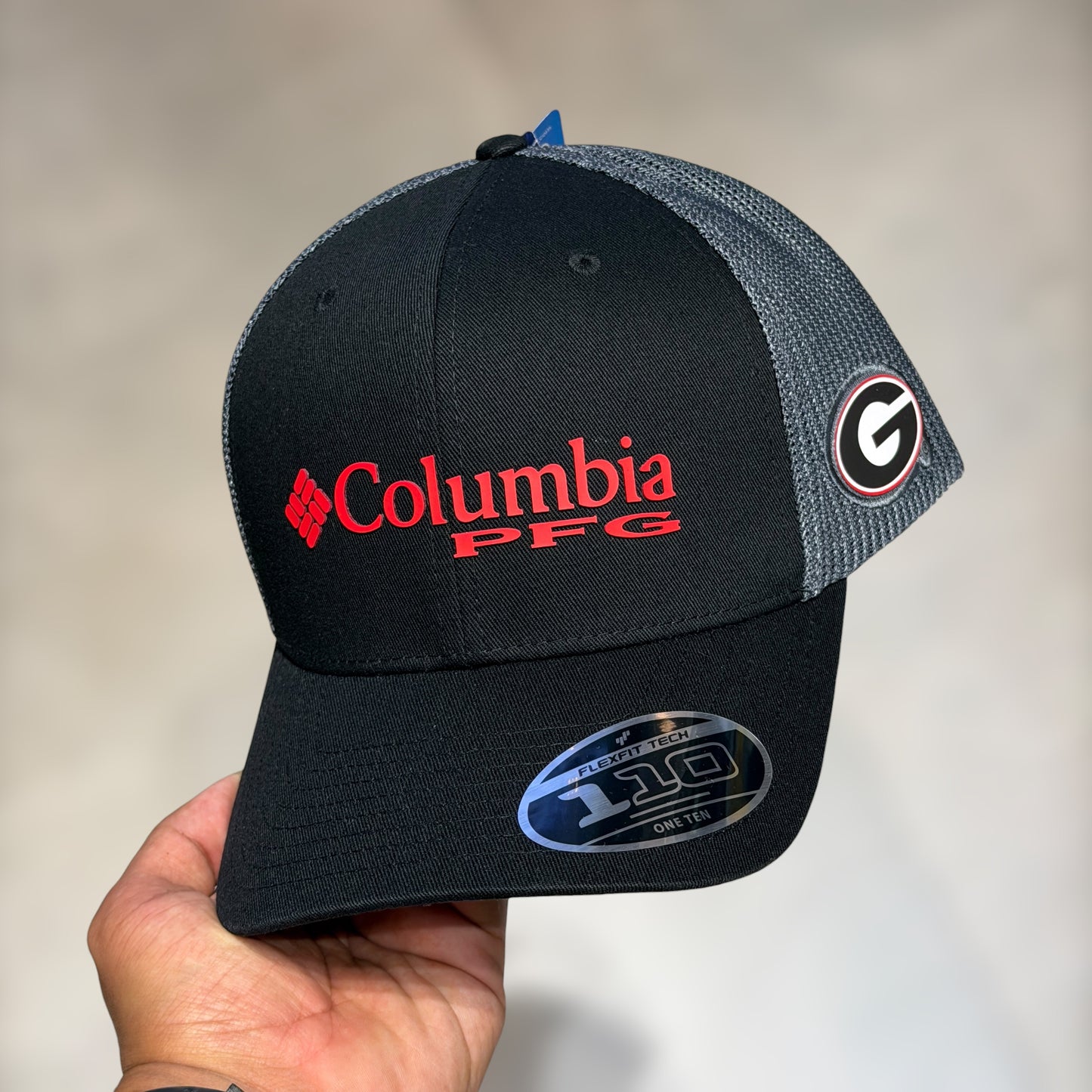 Columbia PFG black red logo