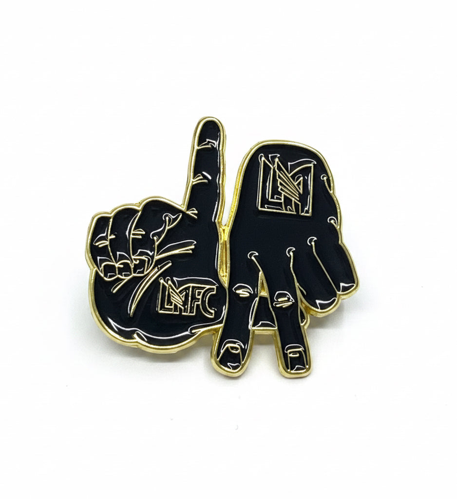 PIN METALICO LA FC BLACK GOLD
