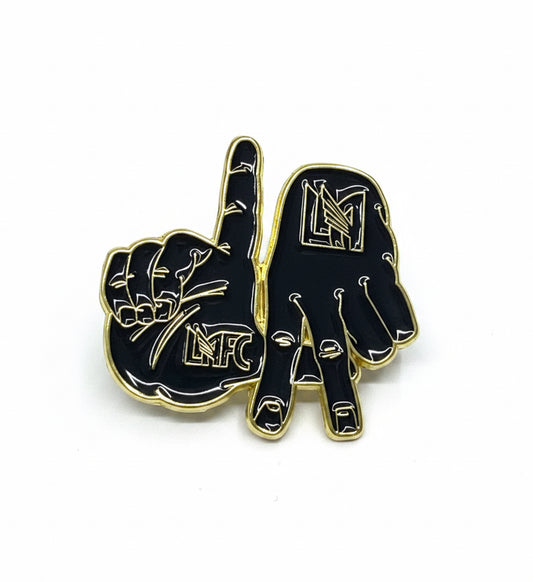 PIN METALICO LA FC BLACK GOLD