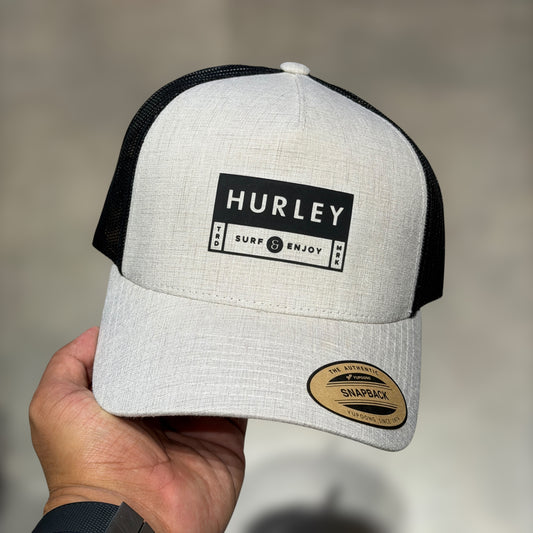 Hurley trucker grey black mesh