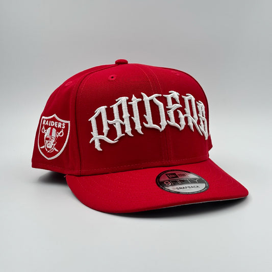 9FIFTY LOS RAIDERS RED WHITE LOGO