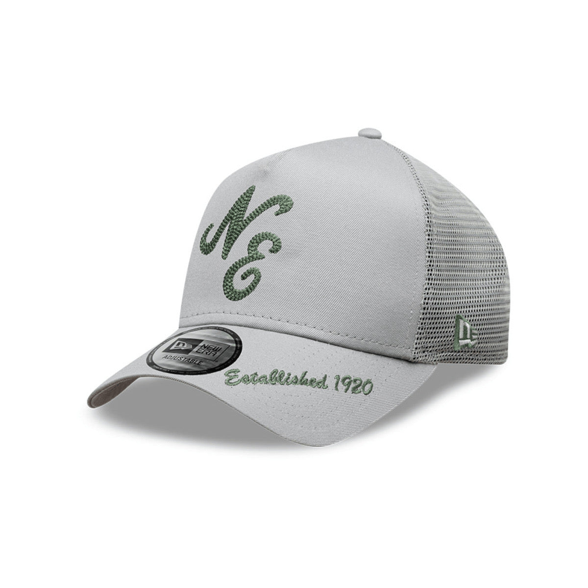 9FORTY NEW ERA GREY GREEN LOGO