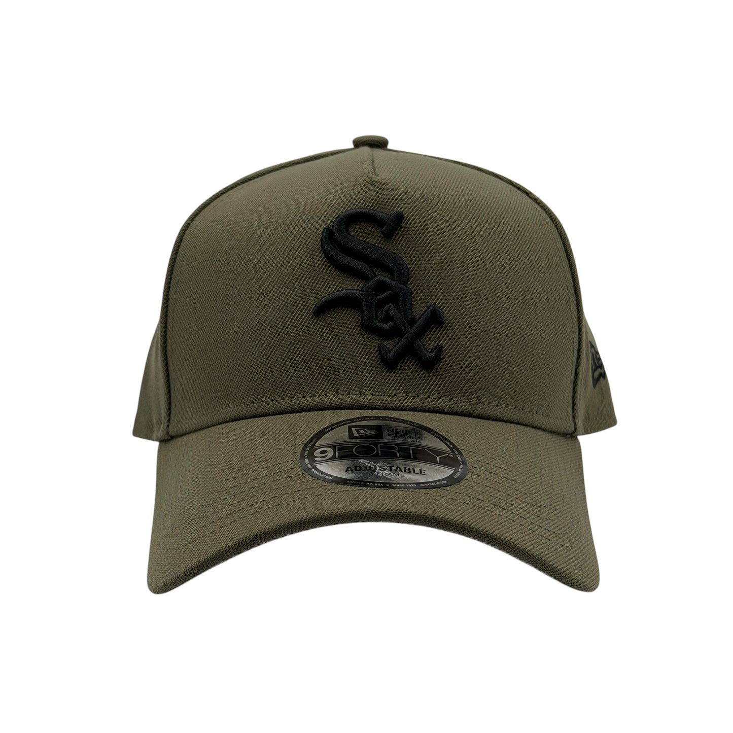 9FORTY A FRAME WHITE SOX OLIVE GREEN BLACK LOGO