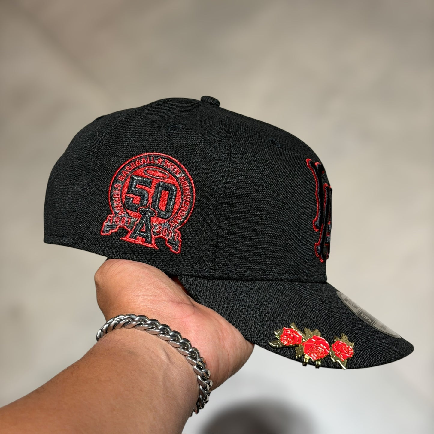 9FIFTY LA DODGERS BLACK RED 50TH