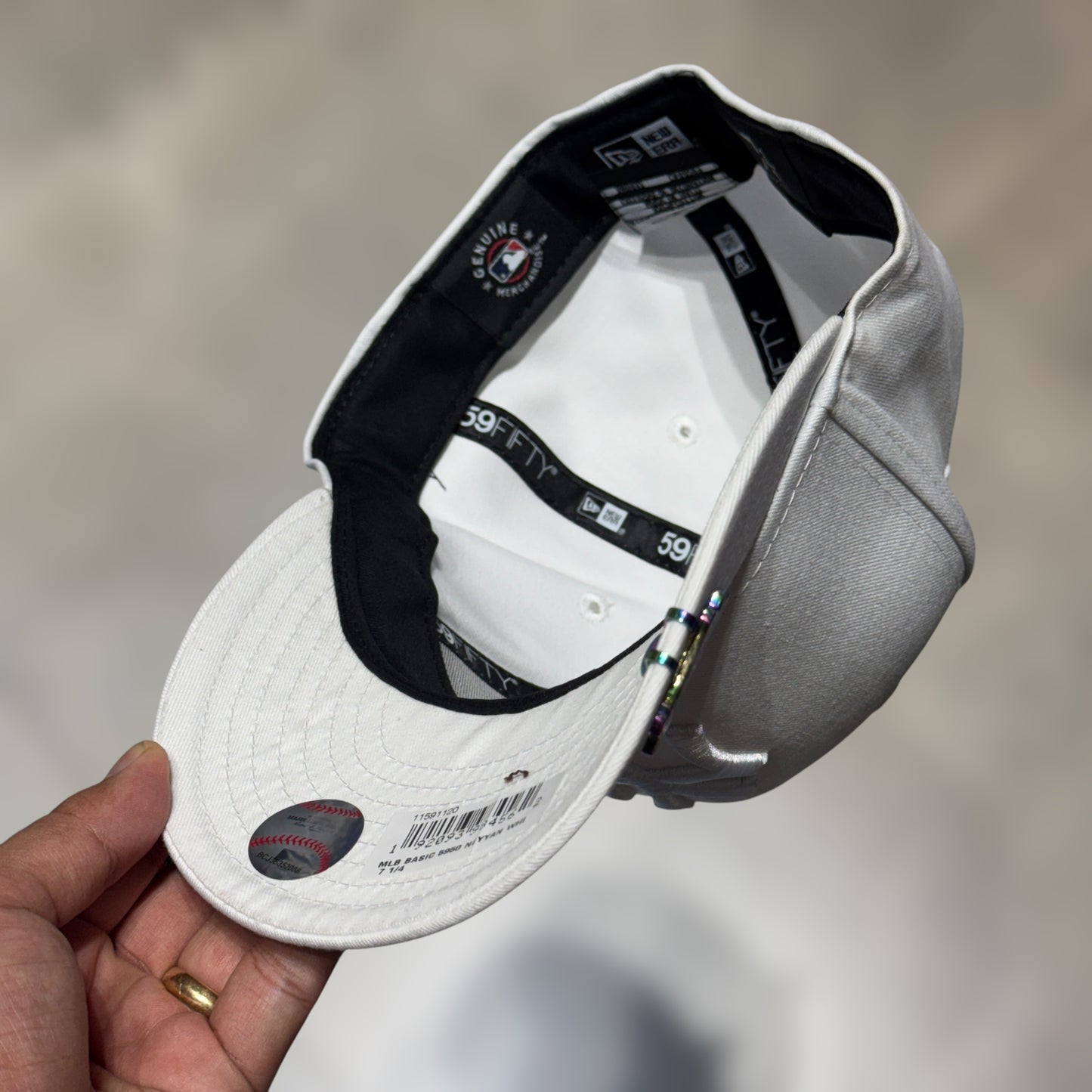 59FIFTY NY YANKEES WHITE ON WHITE