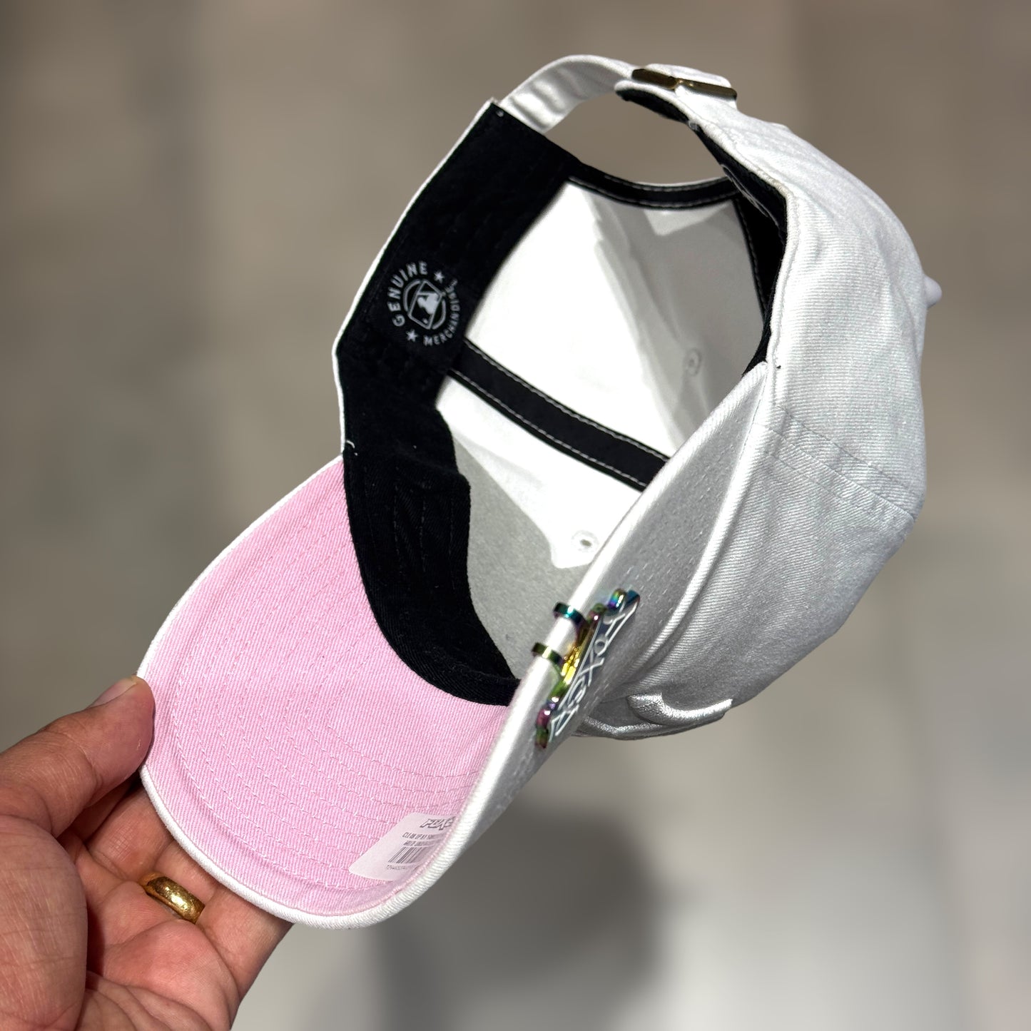 47BRAND NY YANKEES CLEAN UP WHITE ROSE