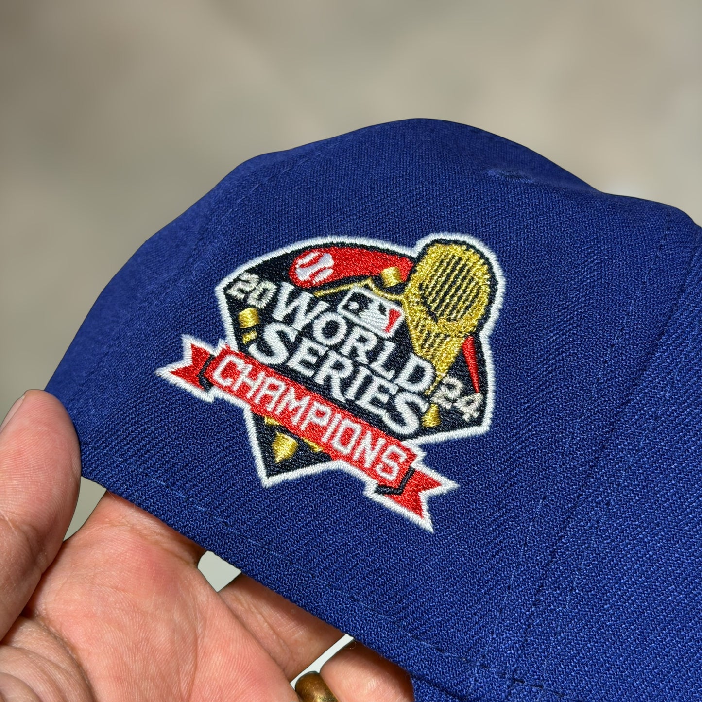 9FORTY A FRAME LA DODGERS ROYAL BLUE WS 2024 ROSE PATCH