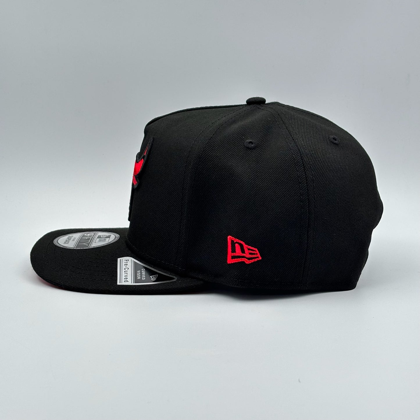 9FIFTY CHICAGO BULLS BLACK RED LOGO