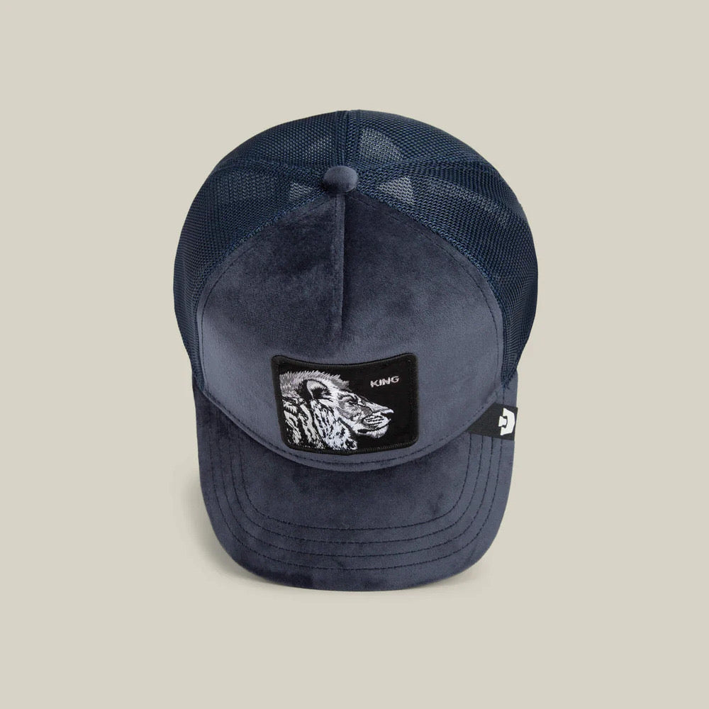 GOORIN BROS KING NAVY TERCIOPELO