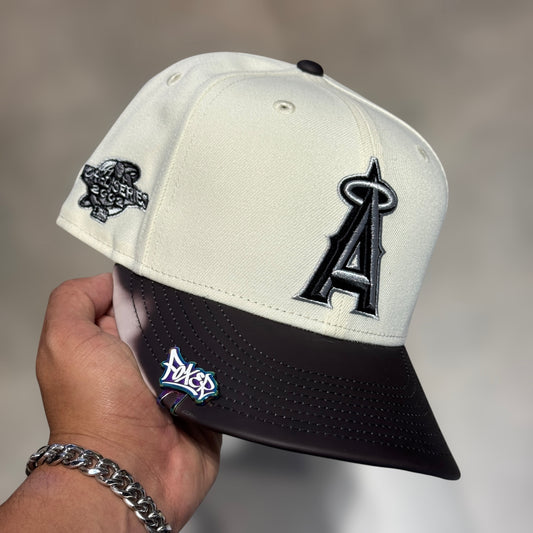 9FIFTY COLOR CHANGING ANGELS BEIGE BLACK VISOR