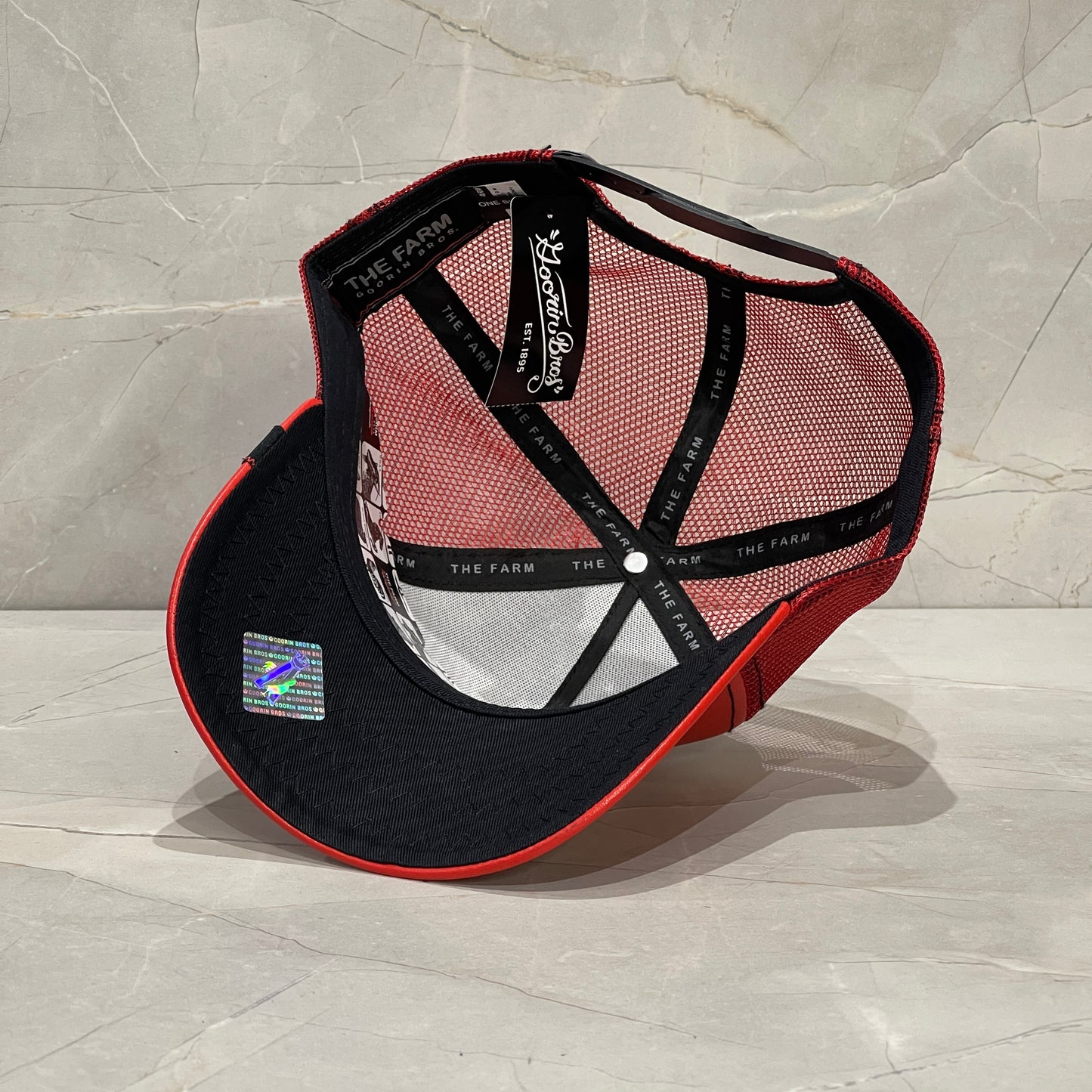 GOORIN BROS STALLION RED LEATHER