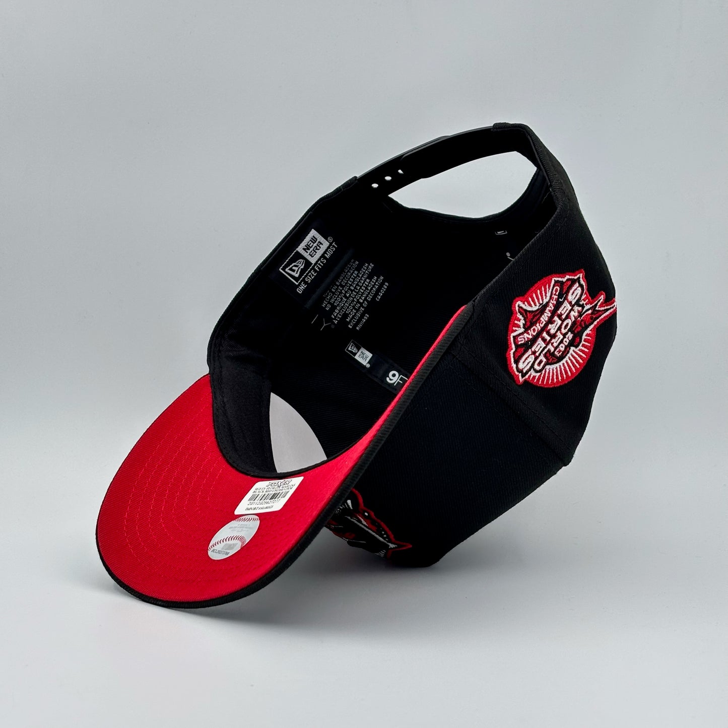 9FIFTY MIAMI MARLINS FLORIDA BLACK RED WS 2003