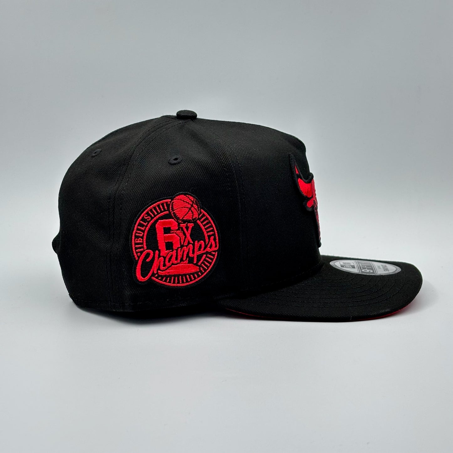 9FIFTY CHICAGO BULLS BLACK RED LOGO