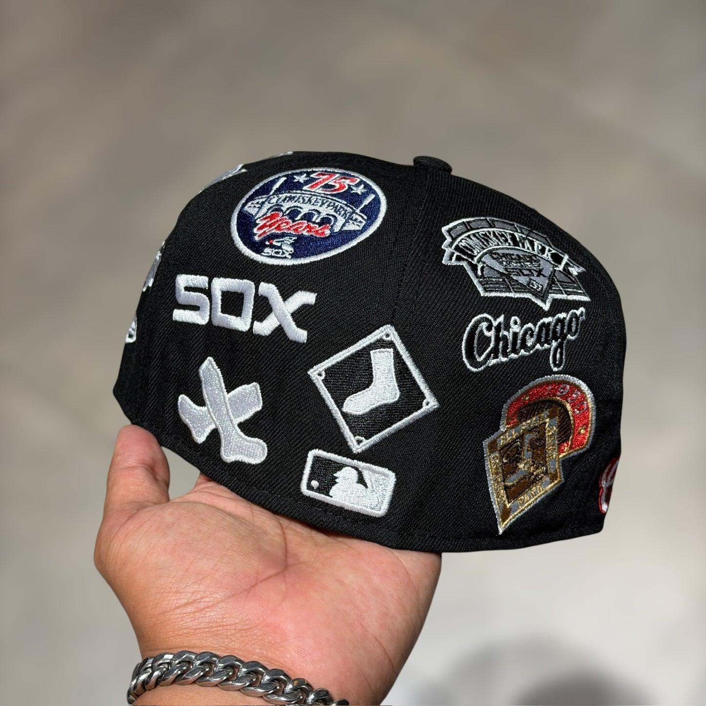59FIFTY WHITE SOX MULTIPARCHES WS