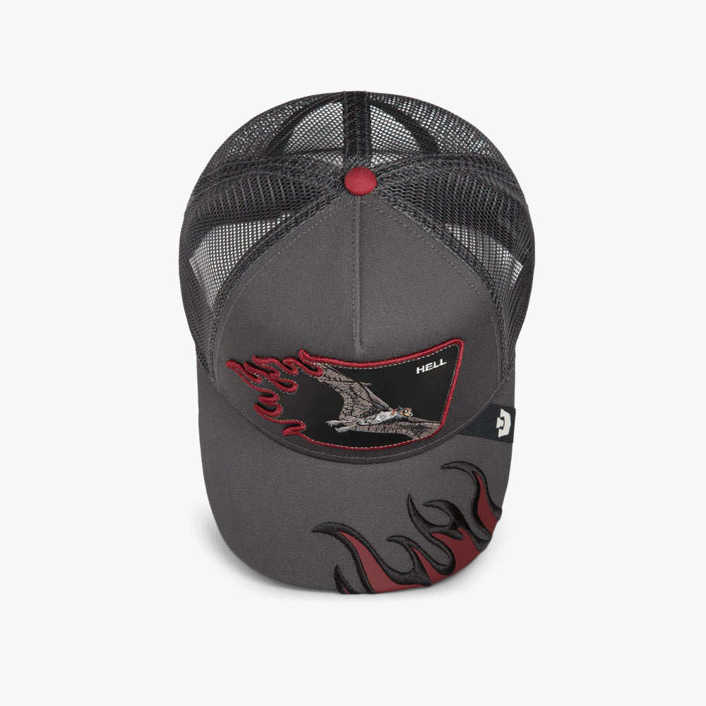 GOORIN BROS HELL FLAMES GRAY
