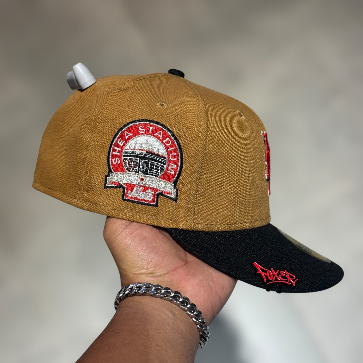 59FIFTY NY METS KHAKY BLACK VISOR