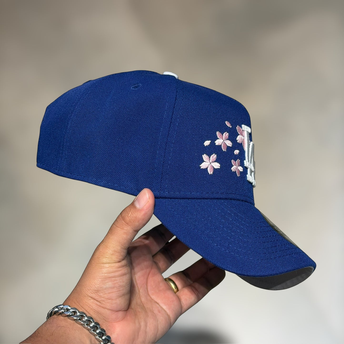 9FORTY A FRAME LA DODGERS ROYAL BLUE FLOWERS LOGO